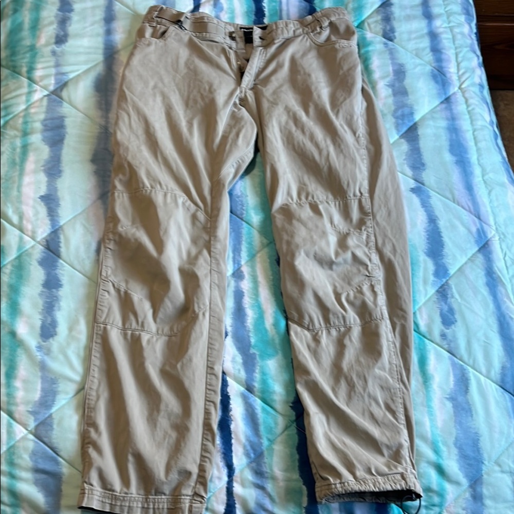 Black Diamond, size 30, tan men’s climbing pants.